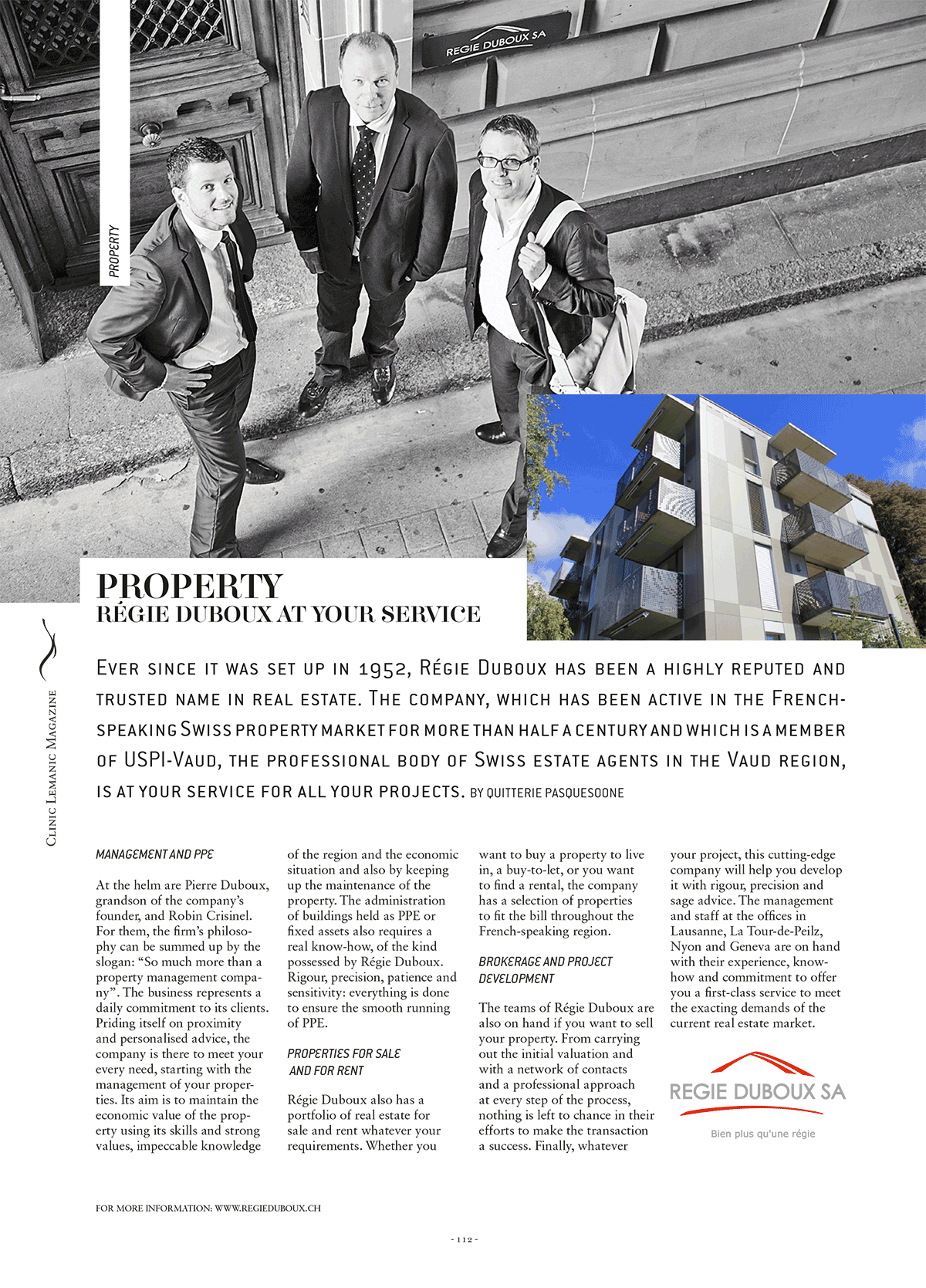 Clinic Lemanic Magazine 2018>